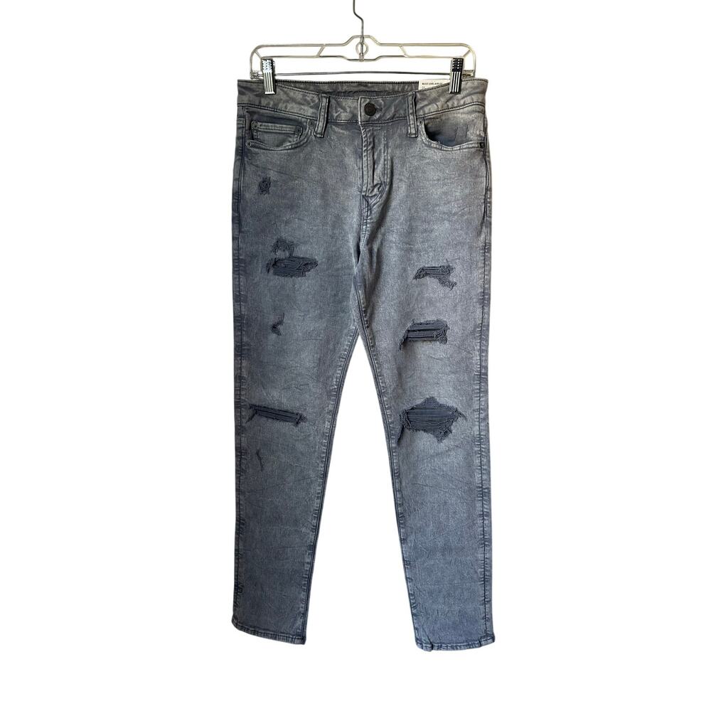 NWT Men's American Eagle Gray Next Level Airflex Stretch Slim Jeans - 30/30